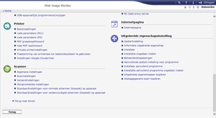 Afbeelding internetbrowserscherm