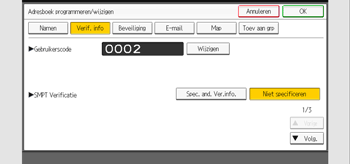 Afbeelding van bedieningspaneel