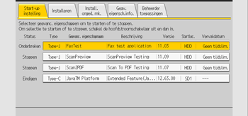 Afbeelding van bedieningspaneel