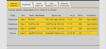 Afbeelding van bedieningspaneel