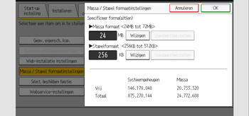 Afbeelding van bedieningspaneel