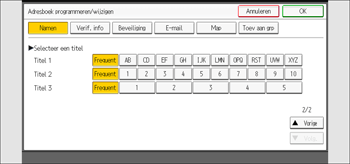 Afbeelding van bedieningspaneel