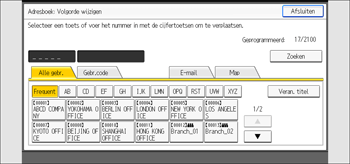Afbeelding van bedieningspaneel