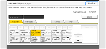 Afbeelding van bedieningspaneel