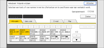 Afbeelding van bedieningspaneel