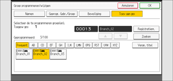 Afbeelding van bedieningspaneel