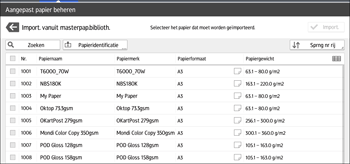 Afbeelding van bedieningspaneel