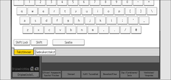Afbeelding van bedieningspaneel