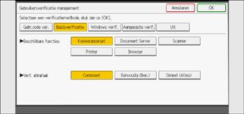 Afbeelding van bedieningspaneel