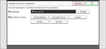Afbeelding van bedieningspaneel