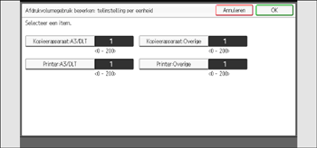 Afbeelding van bedieningspaneel