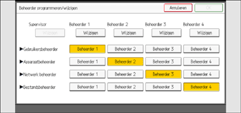Afbeelding van bedieningspaneel