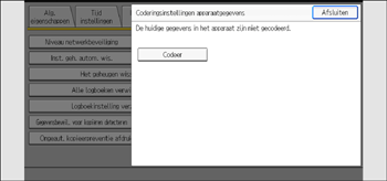 Afbeelding van bedieningspaneel