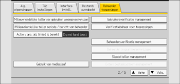 Afbeelding van bedieningspaneel