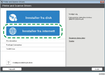 Illustrasjon av driverinstallasjon