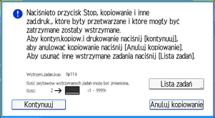 Ilustracja ekranu panela operacyjnego