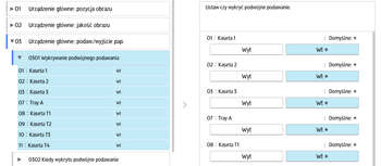 Ilustracja ekranu panela operacyjnego