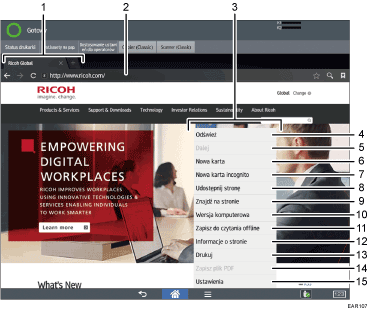 Ilustracja zmiany trybów