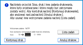 Ilustracja ekranu panela operacyjnego