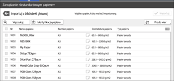 Ilustracja ekranu panela operacyjnego