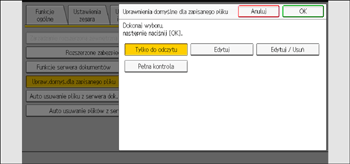 Ilustracja ekranu panela operacyjnego