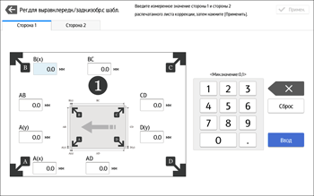 Иллюстрация экрана панели управления