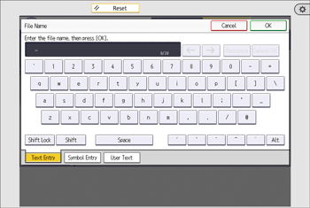 Иллюстрация экрана панели управления