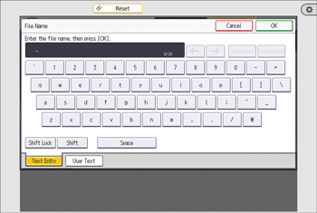Иллюстрация экрана панели управления