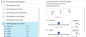 Bild på användarpanelens skärm
