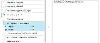 Bild på användarpanelens skärm