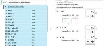 Bild på användarpanelens skärm