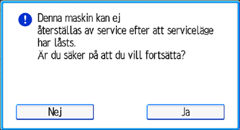 Bild på användarpanelens skärm