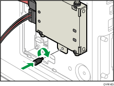 Illustration af harddisk-montering