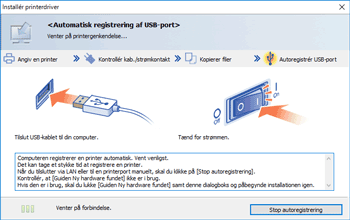 Illustration af driverskærmbillede