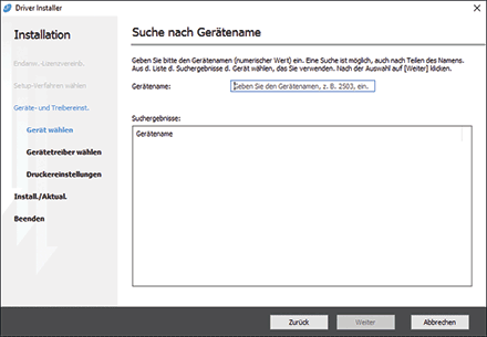 Abbildung für Treiberinstallation