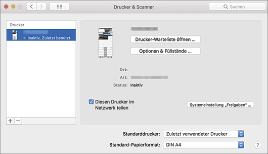 Abbildung Treiberbildschirm