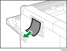 Abbildung des Staubschutzfilters