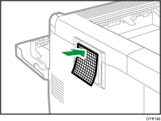 Abbildung des Staubschutzfilters