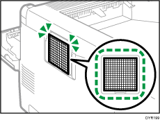 Abbildung des Staubschutzfilters