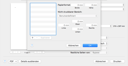 Abbildung Treiberbildschirm