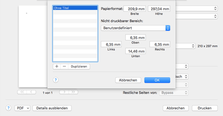 Abbildung Treiberbildschirm