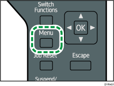 Иллюстрация клавиши Меню