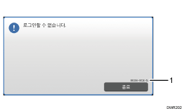 조작 패널 화면 그림(번호로 각 부분 표시)