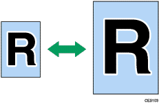 Illustration of preset ratio
