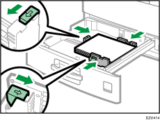 Paper tray illustration