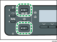 Copy key and Scanner key illustration