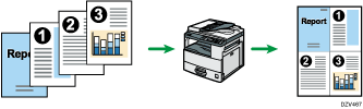 Illustration of combined copying