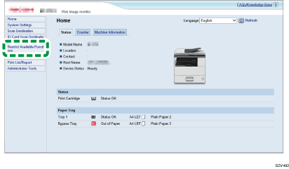 Application screen illustration