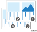 Illustration of copied pages