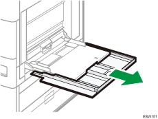 Bypass tray illustration